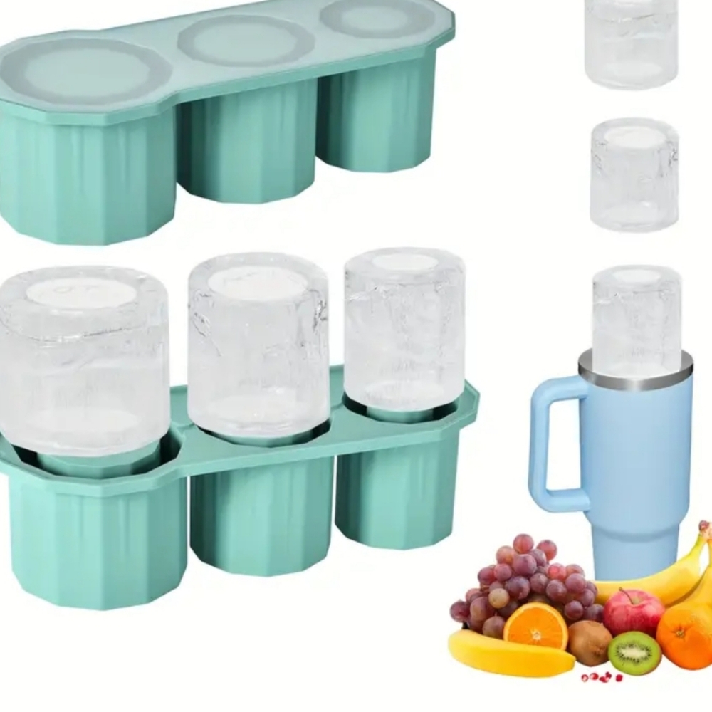 3-Tier Silicone Tumbler Ice Mold